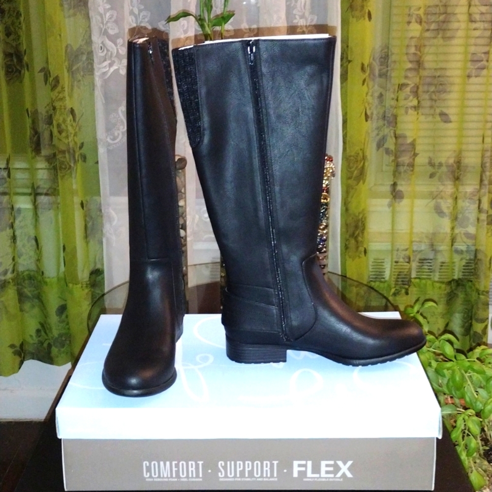 Life Stride Wide Calf Riding Boots Xandy